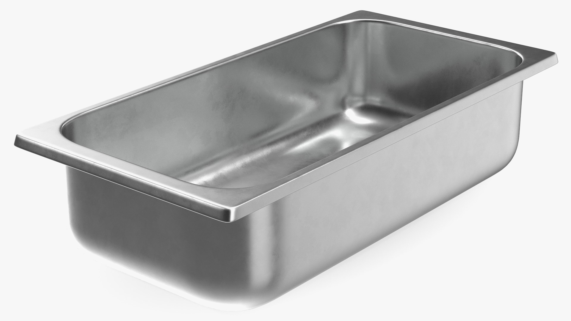 Empty Ice Cream Tray 3D model preview