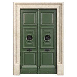 Entrance classic door 70