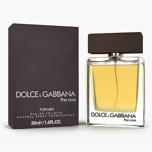 perfume men dolce gabbana 3D model