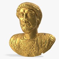 Golden Bust of Marcus Aurelius
