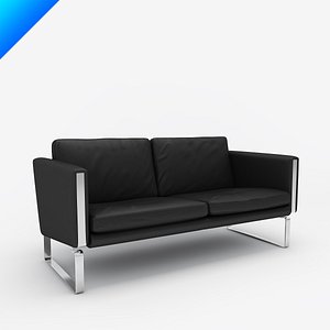 ch102 sofa design hans wegner 3d model