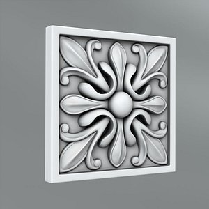 3d classical decoration model