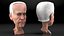 Cartoon Joe Biden Kopf manipuliert für Cinema 4D