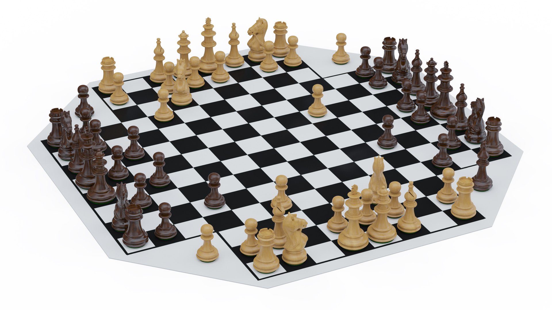 Multi-Player Chess 4-24 players - Works in Progress and Game Demos -  Blender Artists Community