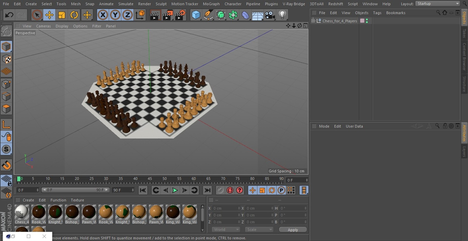 3D model Chess for 4 Players - TurboSquid 2003943