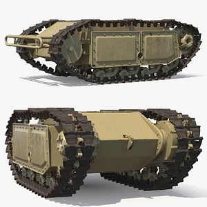 3D Goliath Sd Kfz 302 Remote Demolition Vehicle Olive model
