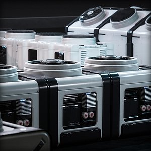 SciFi Roof Vent Props 3D model