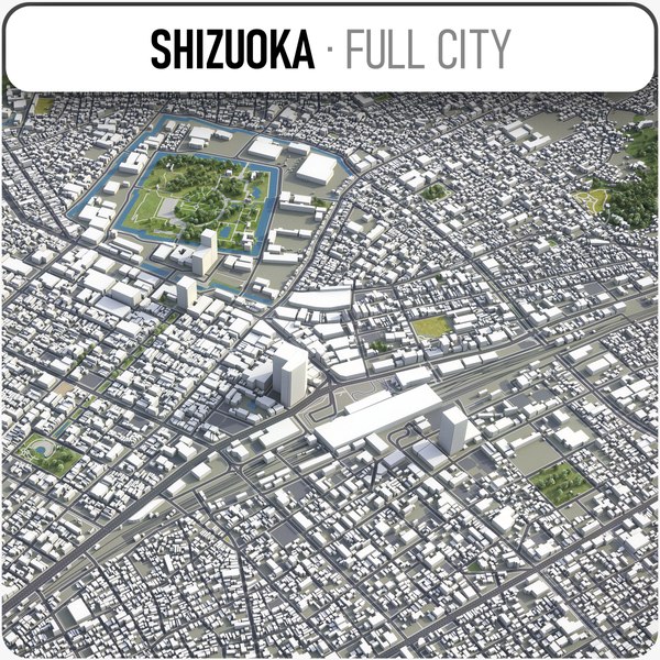 shizuoka surrounding - 3D