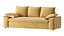3D WHITE PERFORMANCE LINEN SLEEPER SOFA