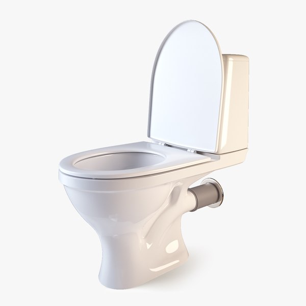 3d toilet modeled