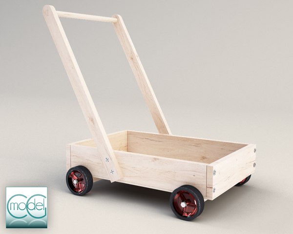 3ds wood car wooden