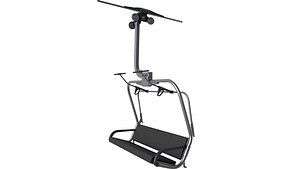 Ski lift chair 3D model