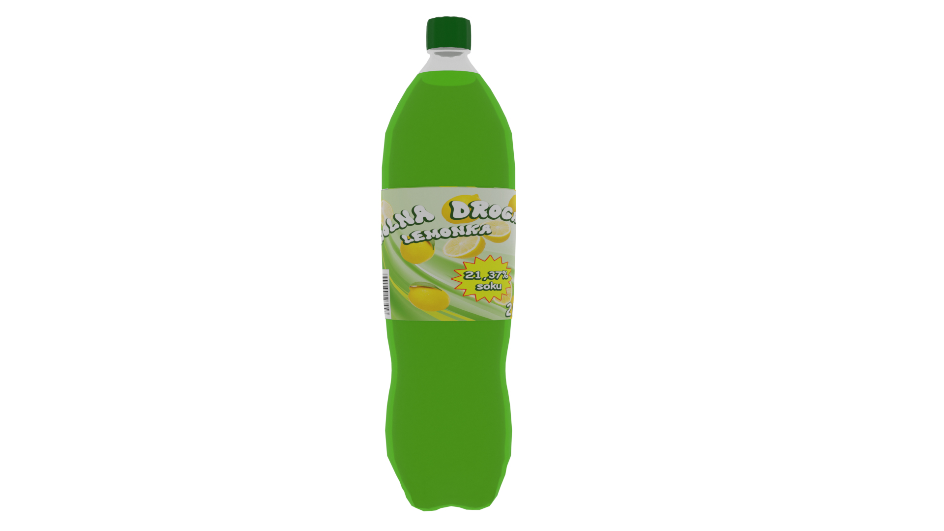 Lemon Drink Bottle Model - TurboSquid 2112607
