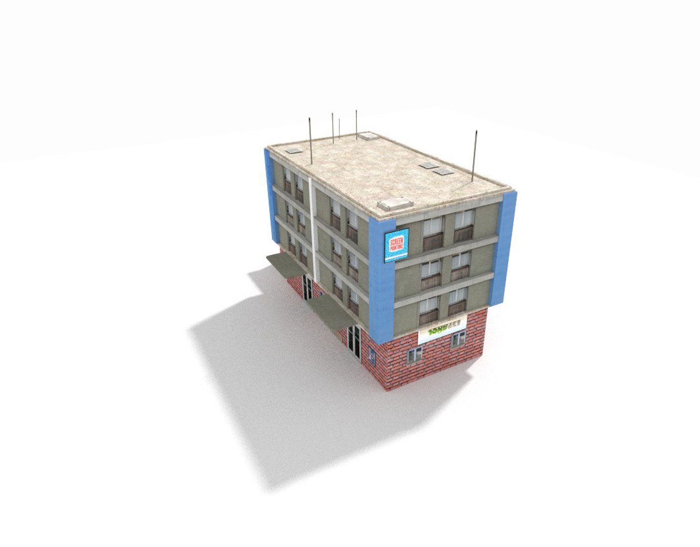 Building Games 3d Model