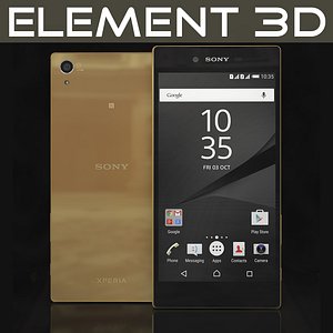 Element 3D Sony Xperia Z5 Premium Gold