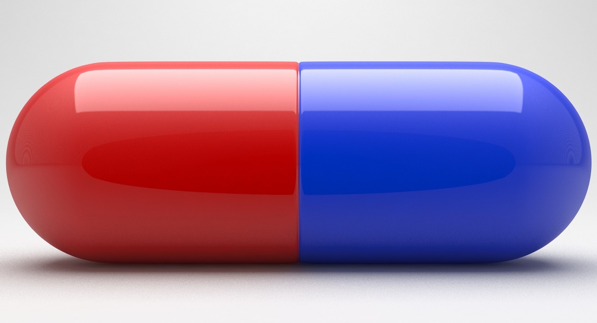 Blue Red Pill 3d Model