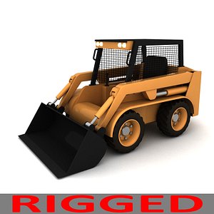 loader construction industrial 3d max