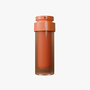 Orange Water Bottle 3D model