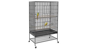 3D Bird Cage with Rolling Stand