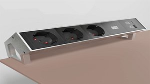 Bachmann Socket Connection Panel With Usb A And Usb C Charger