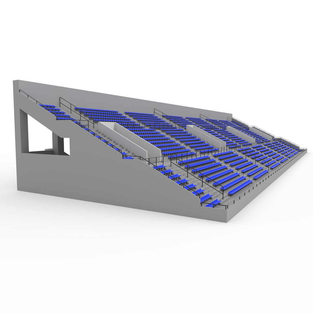 Stadium Tribune 05 3D - TurboSquid 2391119