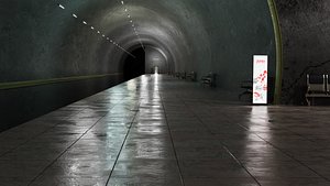Subway Station 3D model