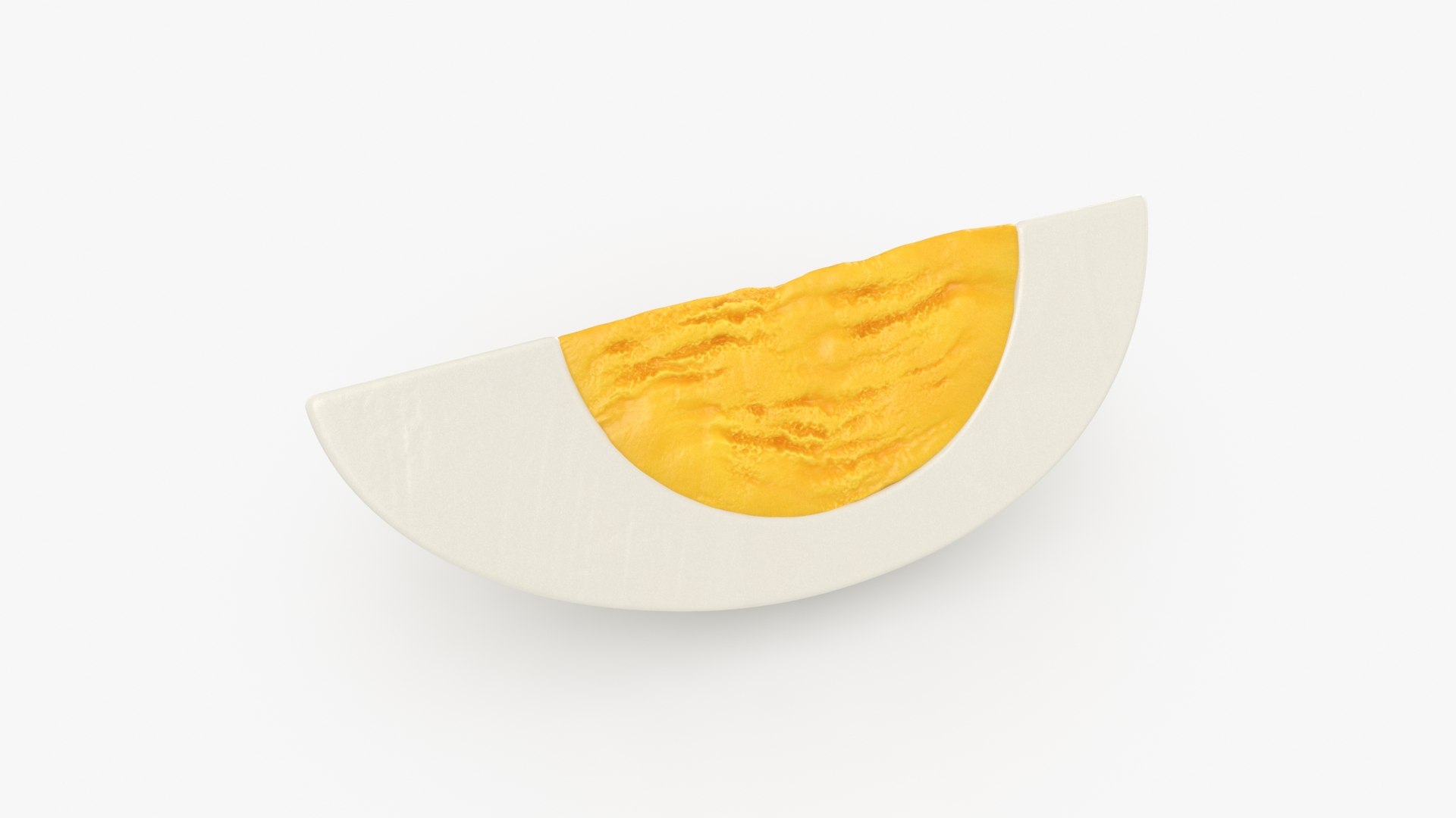 Hard Boiled Egg Slice 3D model https://p.turbosquid.com/ts-thumb/5s/kiHnmE/Iw/hardeggslice_b0000/jpg/1703935716/1920x1080/fit_q87/f7e3d61cc230041a90df498d9fa389d44e629ed6/hardeggslice_b0000.jpg