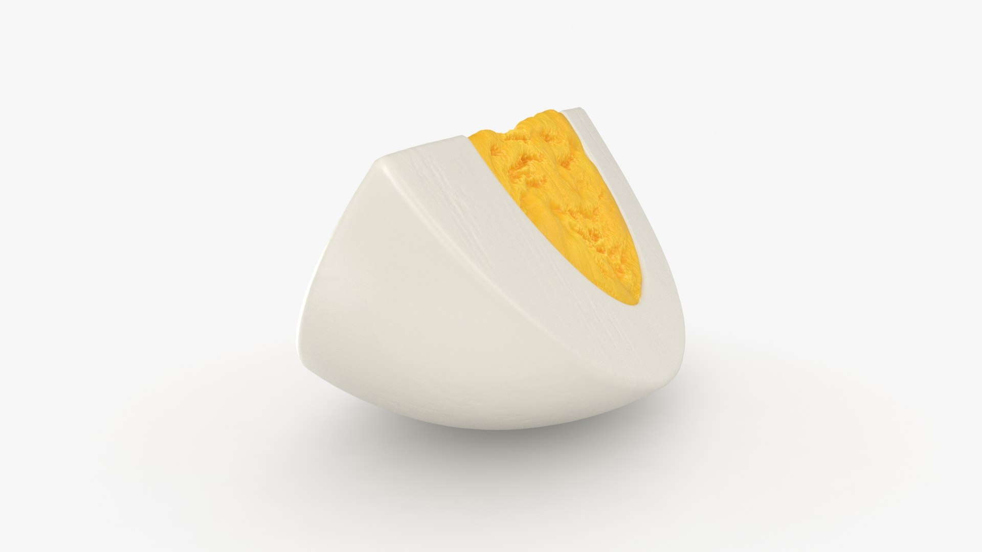 Hard Boiled Egg Slice 3D model https://p.turbosquid.com/ts-thumb/5s/kiHnmE/kw/hardeggslice_b0002/jpg/1703935717/1920x1080/fit_q87/93ba0ea5aedc0a4cb086703c8f569a412d6ae60e/hardeggslice_b0002.jpg