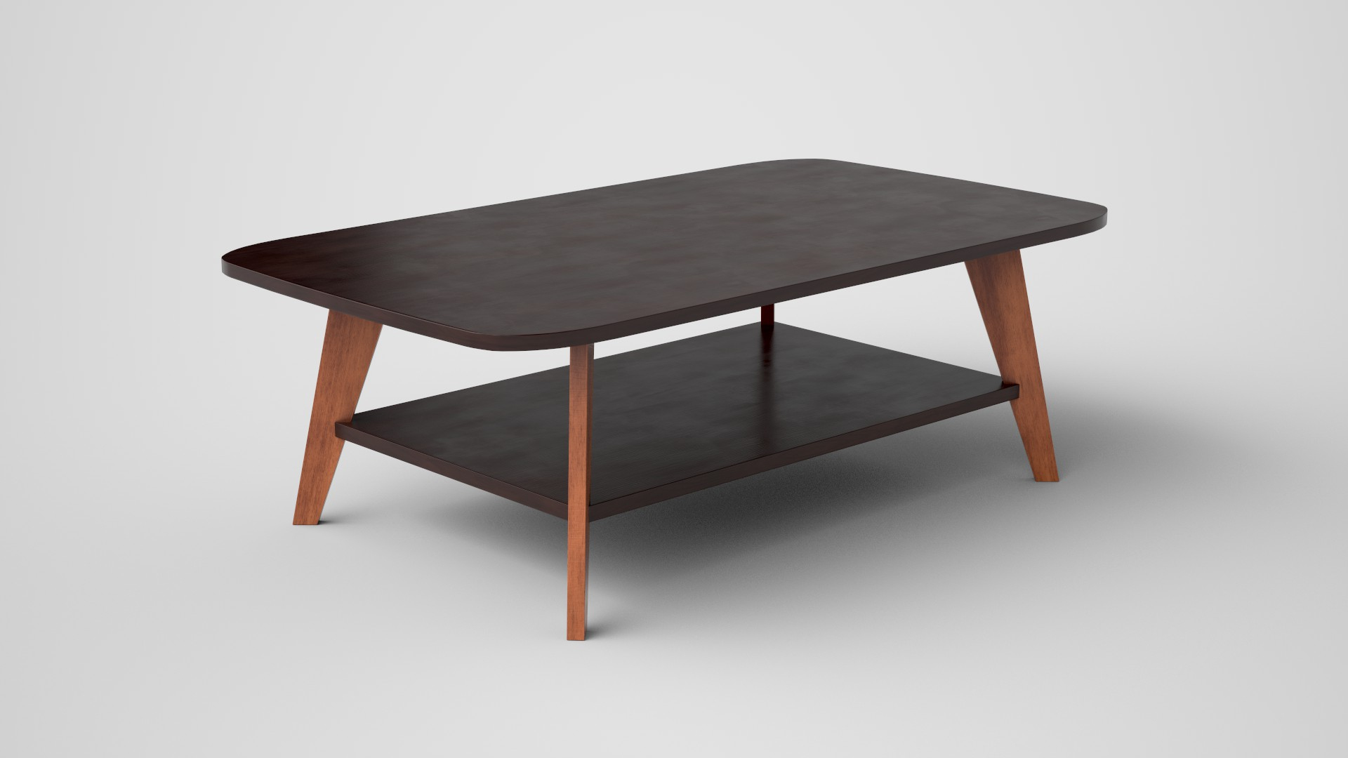 Alfanso Coffee Table varnished wood model TurboSquid 1714278