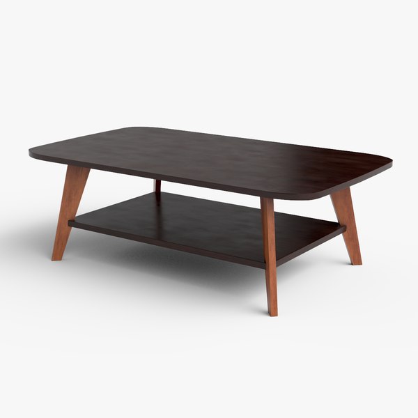 Alfanso Coffee Table varnished wood model