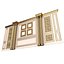 Boiserie Classic Wall with Mouldings 014 White