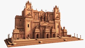 3D model Fantasy Petra Palace
