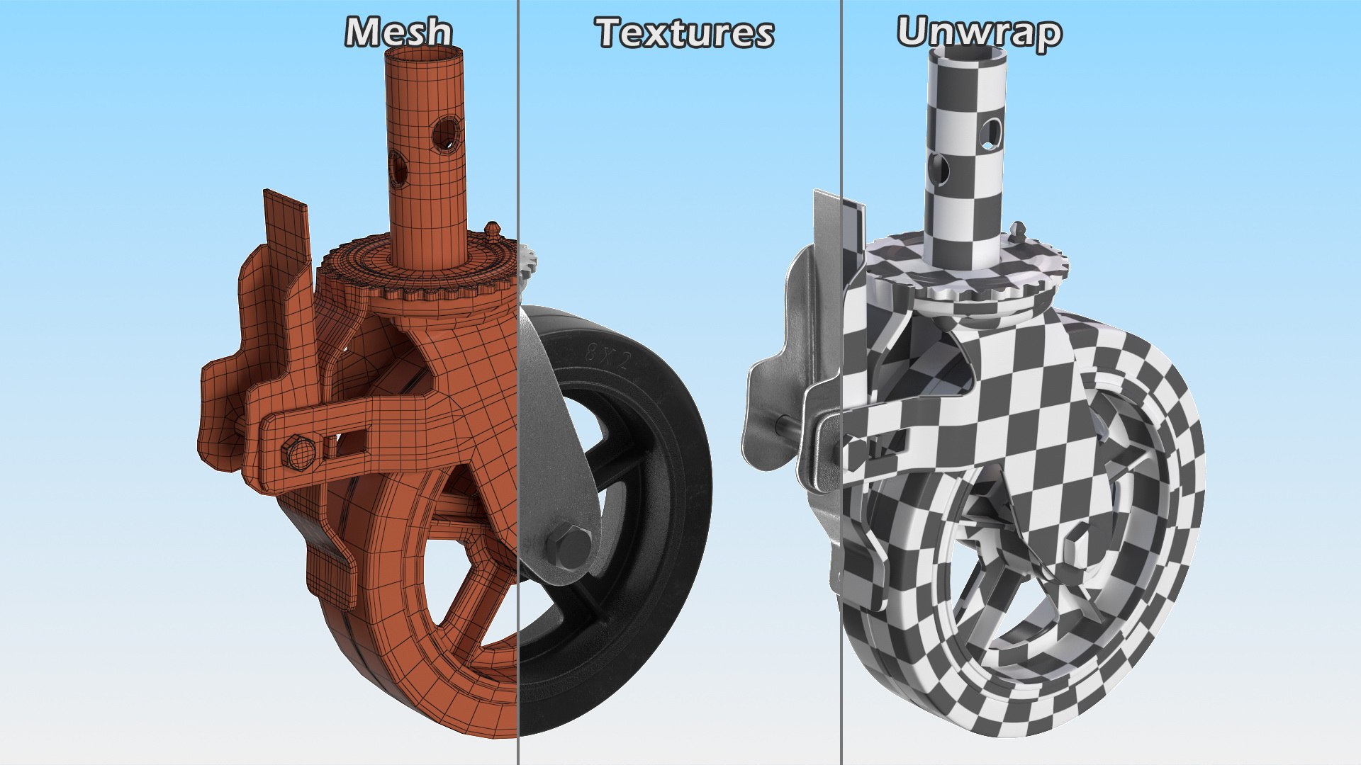 3D Heavy Duty Scaffold Caster https://p.turbosquid.com/ts-thumb/5s/wgQIhA/KM/heavydutyscaffoldcasterc4dmodel015/jpg/1631858757/1920x1080/fit_q87/f48641ab2ce60e755bacdb0d2237c93755e95c30/heavydutyscaffoldcasterc4dmodel015.jpg
