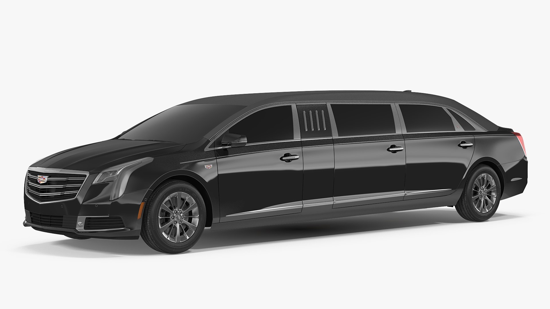 Limousine Cadillac XTS 70 Simple Interior 3D model preview