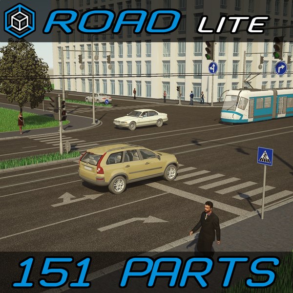 Roadway 3ds Max Models for Download | TurboSquid