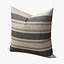 Cojín decorativo con estampado de rayas de saco de grano