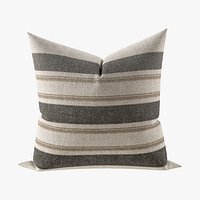 Grain Sack Stripe Decorative Pillow