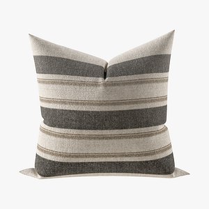 Grain Sack Stripe Decorative Pillow