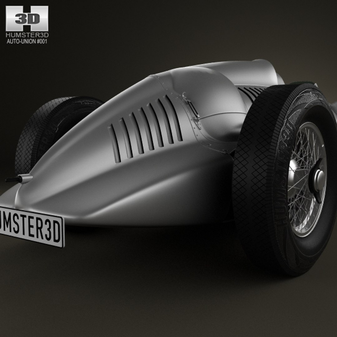 1938 Auto Union 3d Model