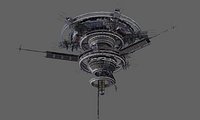 Low Poly Space Station ver.2