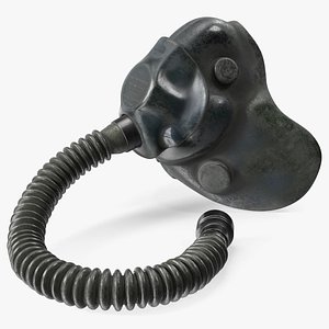 Old Fighter Pilot Oxygen Mask 3D
