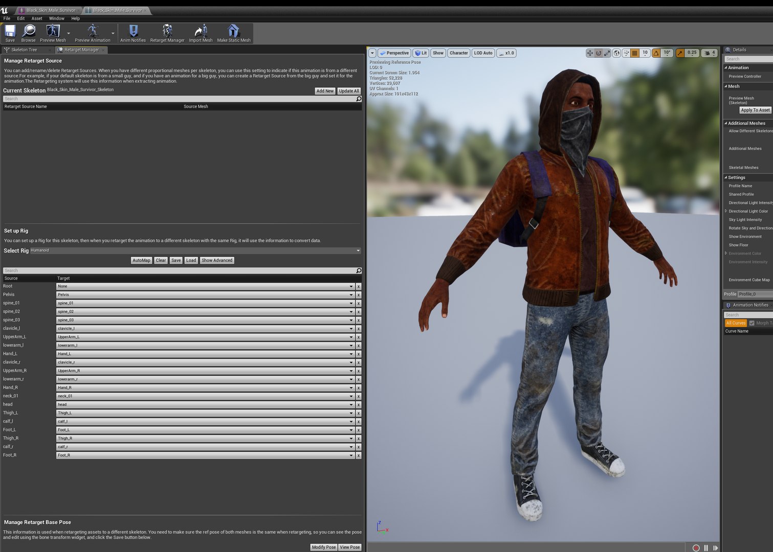 Games Male Survivor Model - TurboSquid 1327394