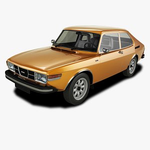 3D Saab 99 Combi Coupe model