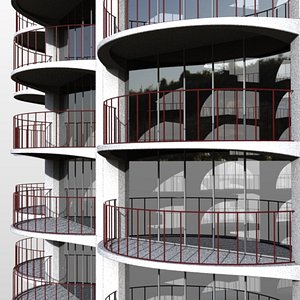 corporate office building tower 3ds