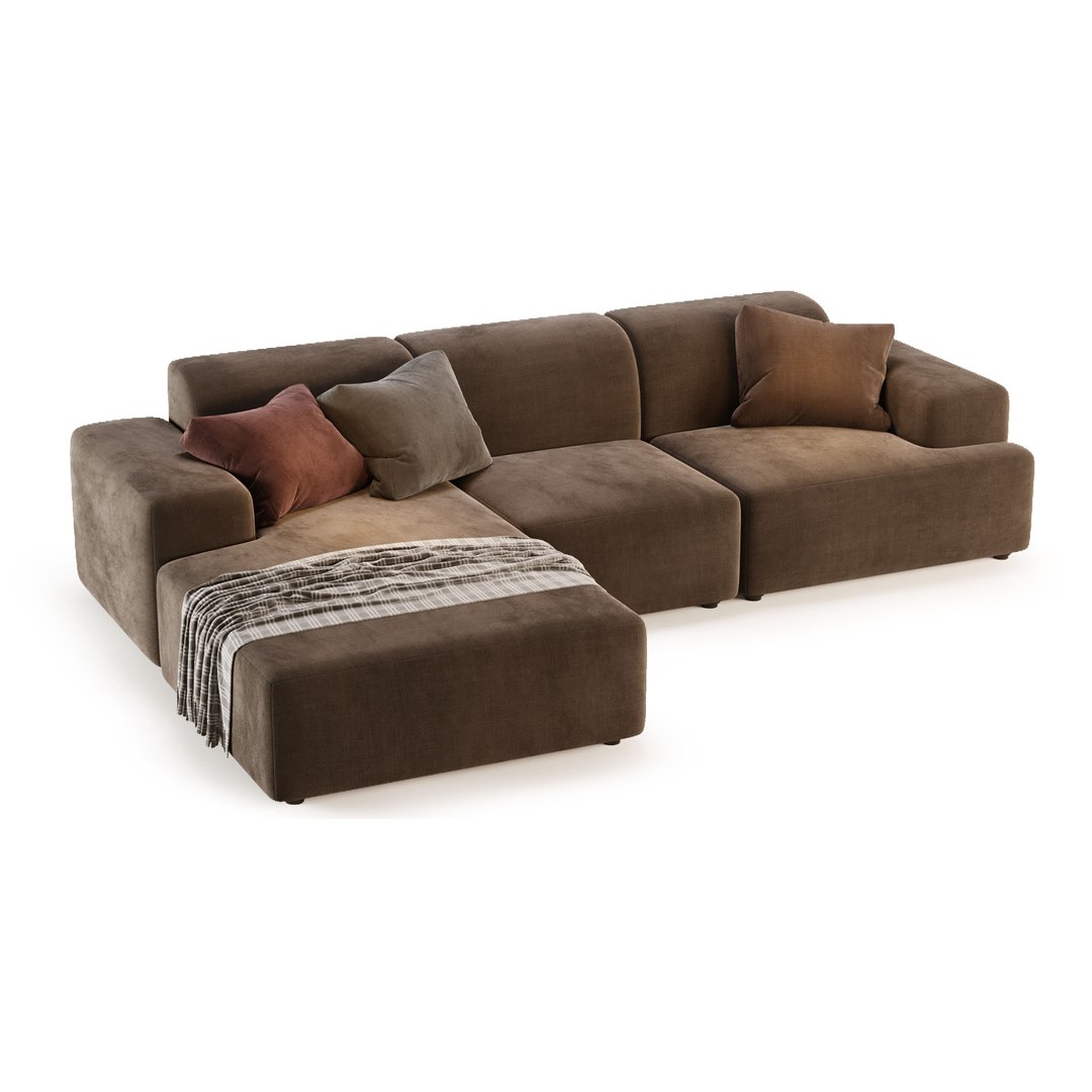 Canape Melva By Westwing Collection 3D Model - TurboSquid 2106766