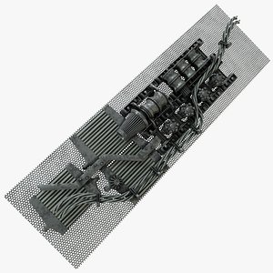 engine parts 3D model