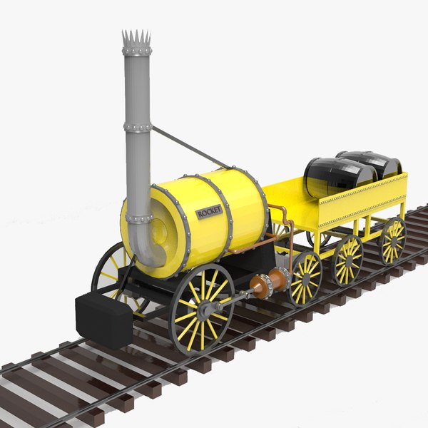 Rocket Locomotive 3D model TurboSquid 1831876