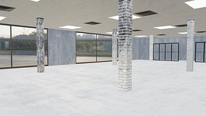 3D Car studio interior model