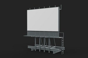 Billboard 02 3D model