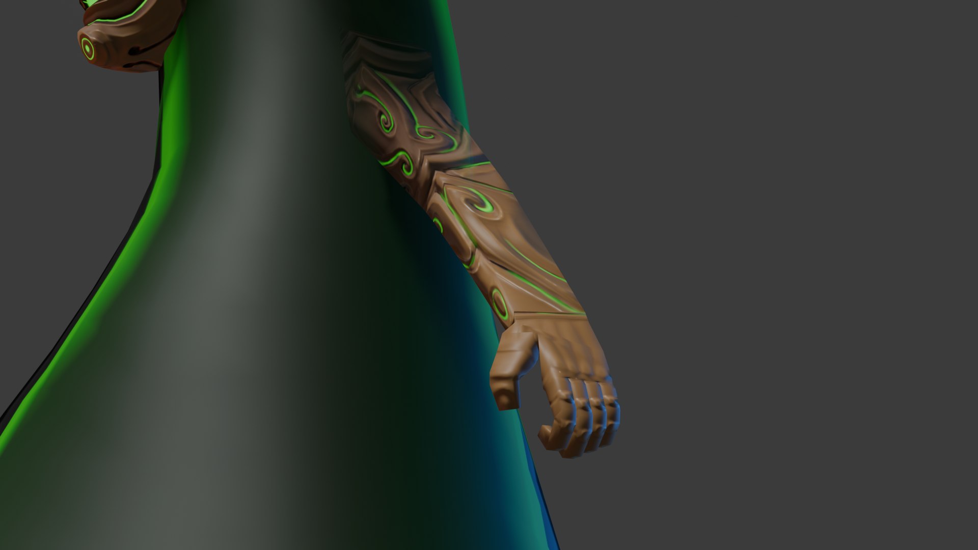 Low Poly Rigged Model - A Wraith In The Woods 3D Model - TurboSquid 2430416